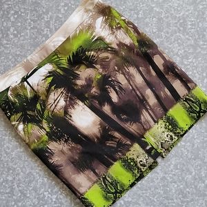 Worthington tropical pencil skirt size 10